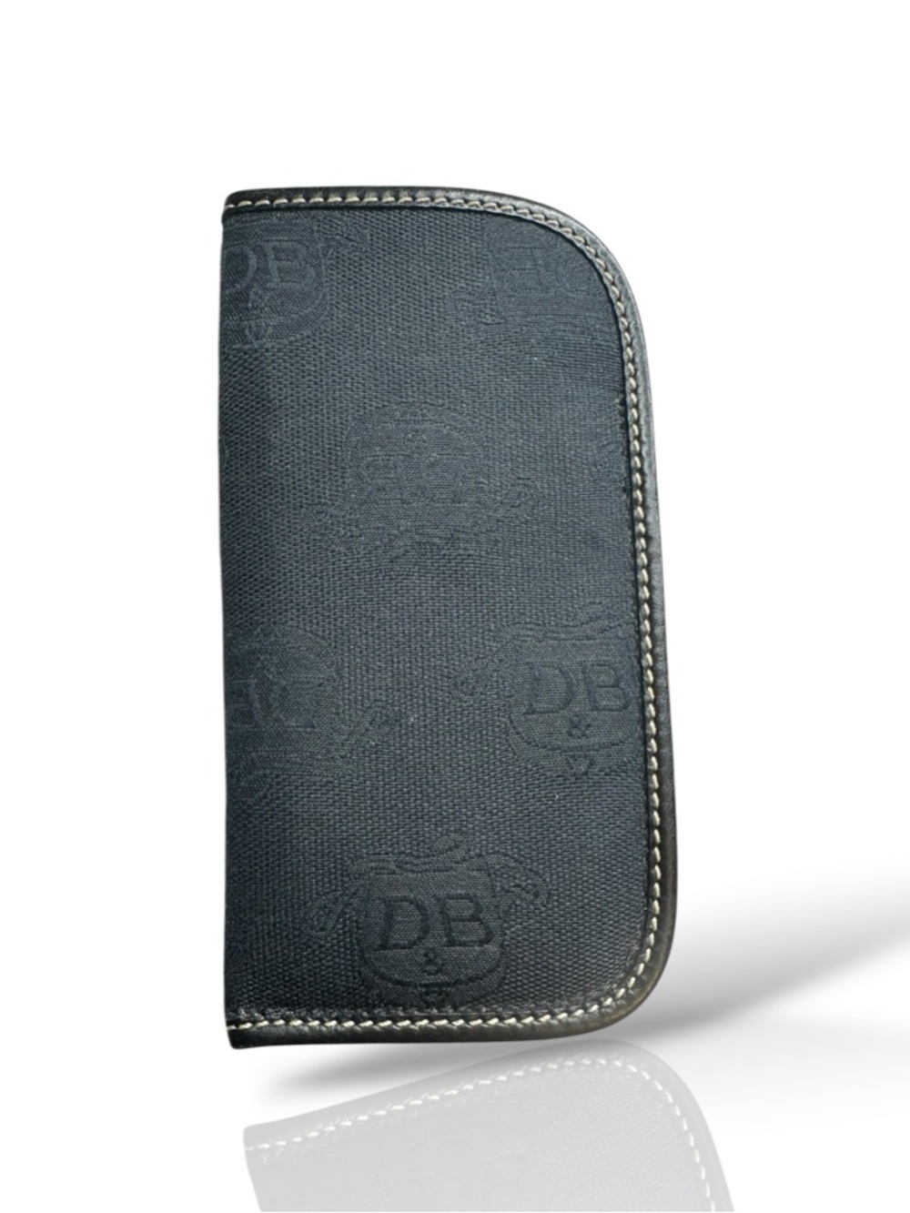 Dooney & Bourke Soft Monogram Glasses Case Canvas Leather Trim